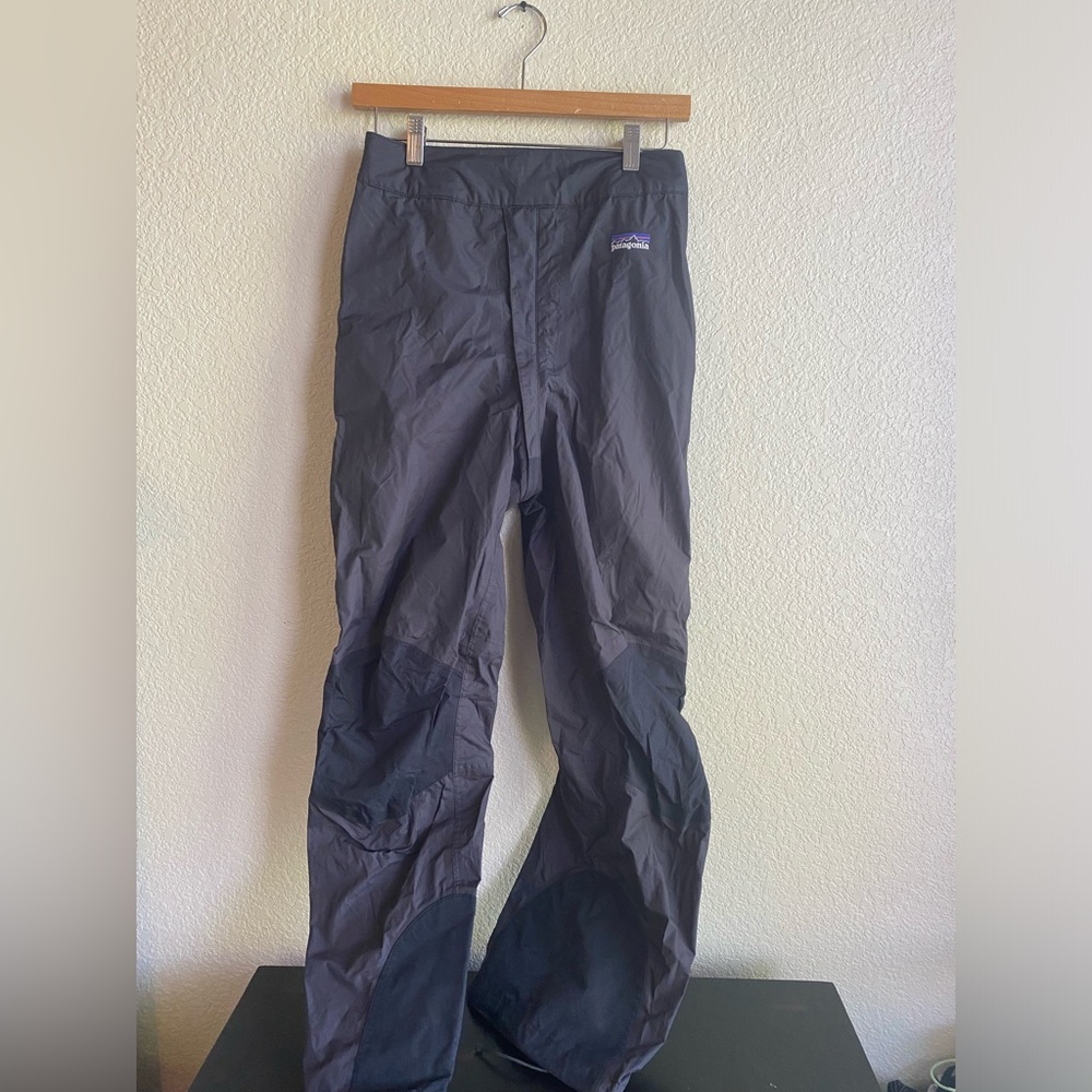 Vintage Patagonia Womens Size 6 Waterproof Rain Hiking Pants Zippered Legs